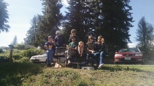 Picnic next to Vernonia Lake, OR
